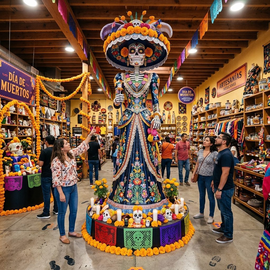 Escultura Catrina 4m